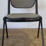 4 chaises Vertebra noires