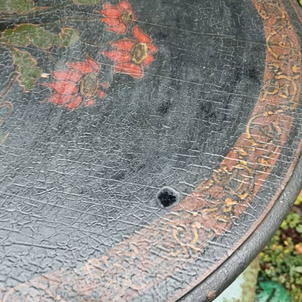 Table d'appoint guéridon pliant Napoléon III