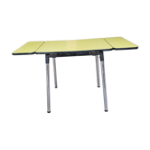 Yellow formica table