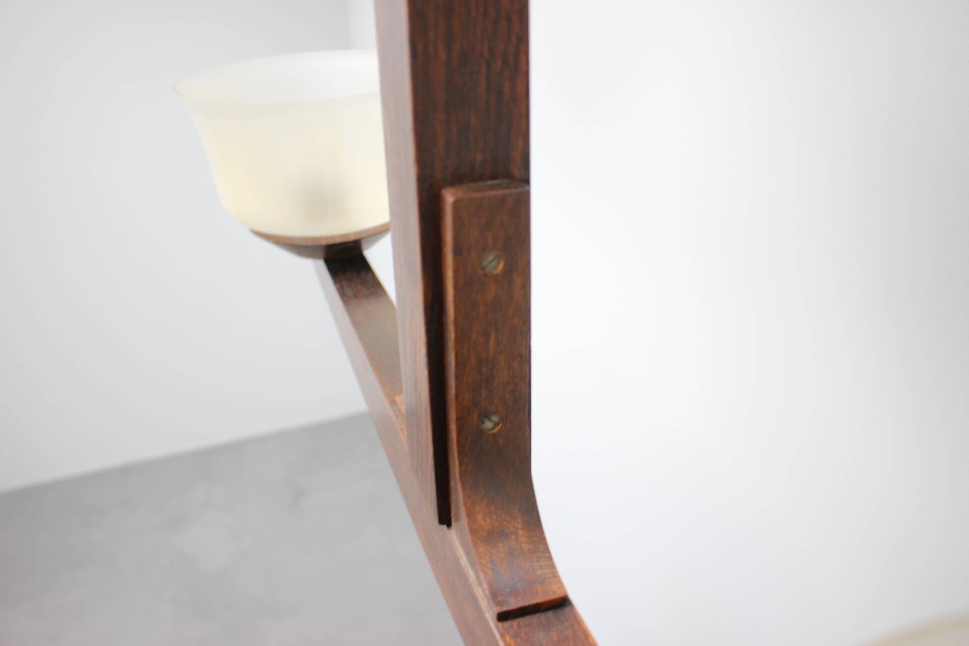 Mid-century Wooden Candlestick, 1930s