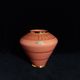 Art deco vase in opaque pink glass - model 'ady' de de rupel (boom glass)