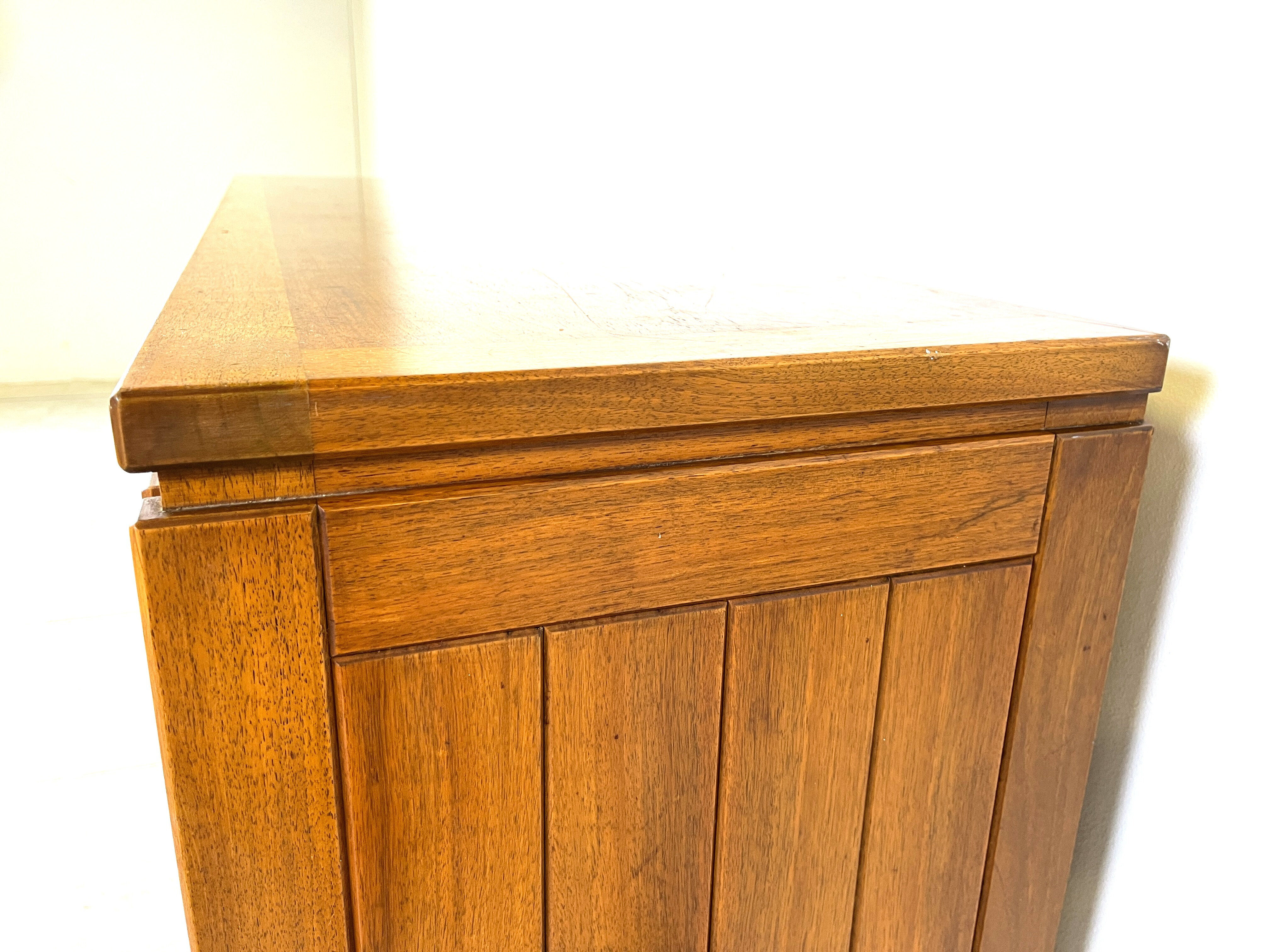 Vintage oak sideboard by Van Den Berghe Pauvers, 1970s