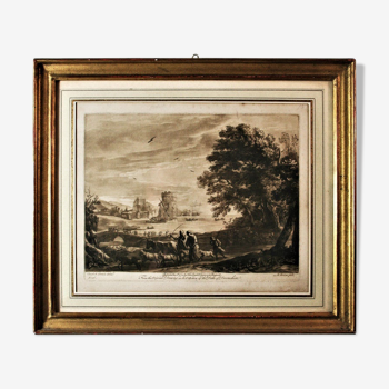 Landscape by Richard Earlom, eighteenth century