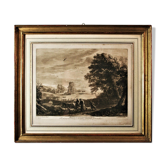 Landscape by Richard Earlom, eighteenth century