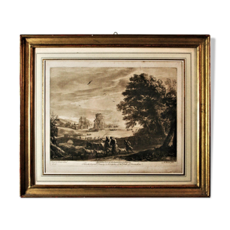 Landscape by Richard Earlom, eighteenth century