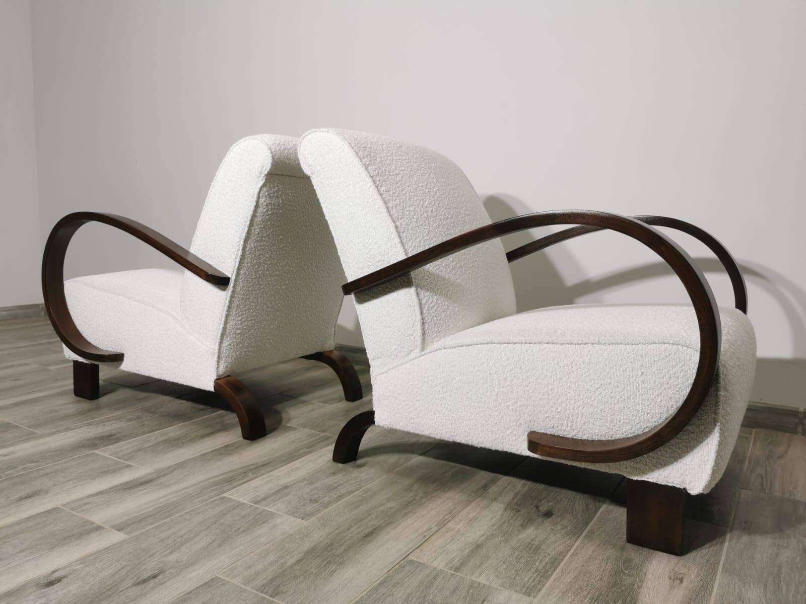 Armchairs by Jindrich Halabala, 1940s