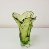 Mid-Century Glass Vase Designed by Josef Hospodka, 1960's