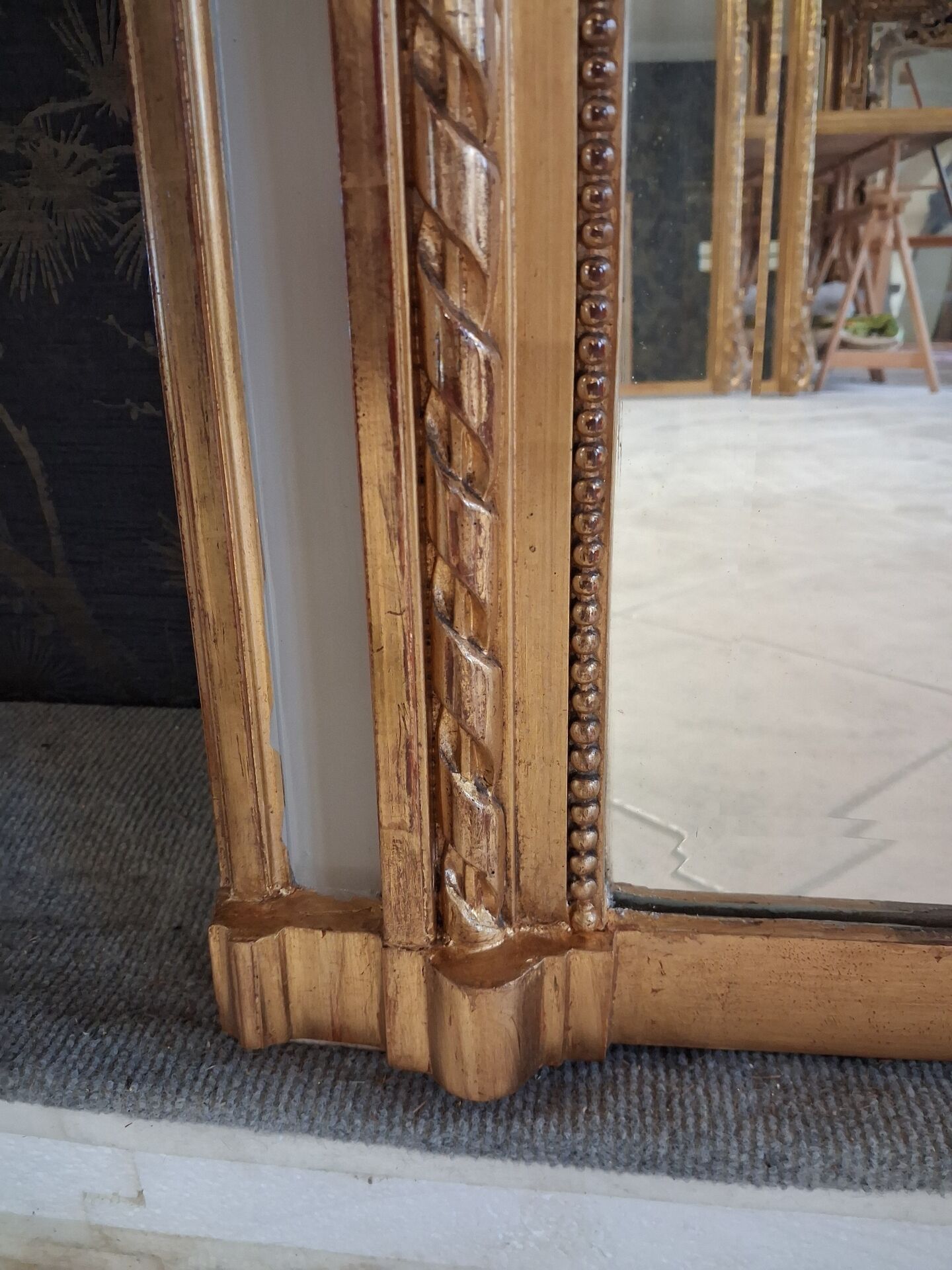 Mirror/trumeau 155 x 102/106