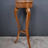 Cherrywood and marble pedestal table, Restoration period – early 19th century