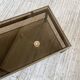 Brass coffee table attributed to Guy Lefevre for Maison Jansen
