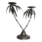 Magnifique bougeoir vintage Hollywood Regency