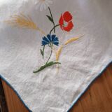 Old embroidered tablecloth
