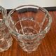 Pair of vintage vases in molded glass paste 70s