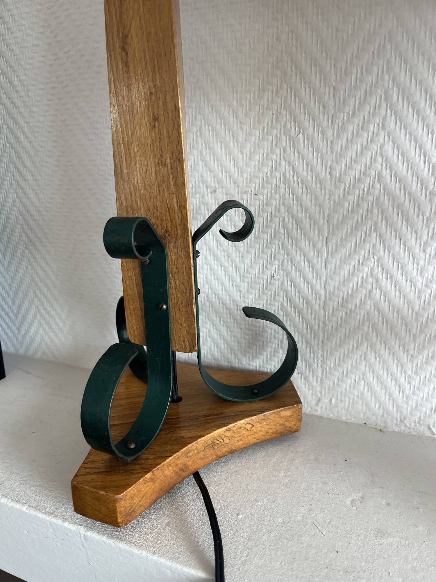 Vintage fifties desk lamp in Prouvé style