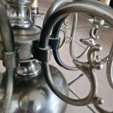 Pewter chandelier