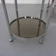 Mid-Century Glass & Metal Serving Bar Carts, 1960s, Set of 2