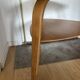Hugues Steiner side table 1950/1960 bow-wood
