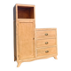 Handcrafted asymmetrical wooden furniture