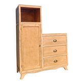 Handcrafted asymmetrical wooden furniture