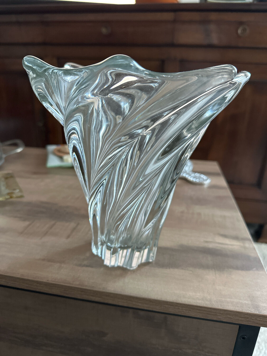Crystal vase