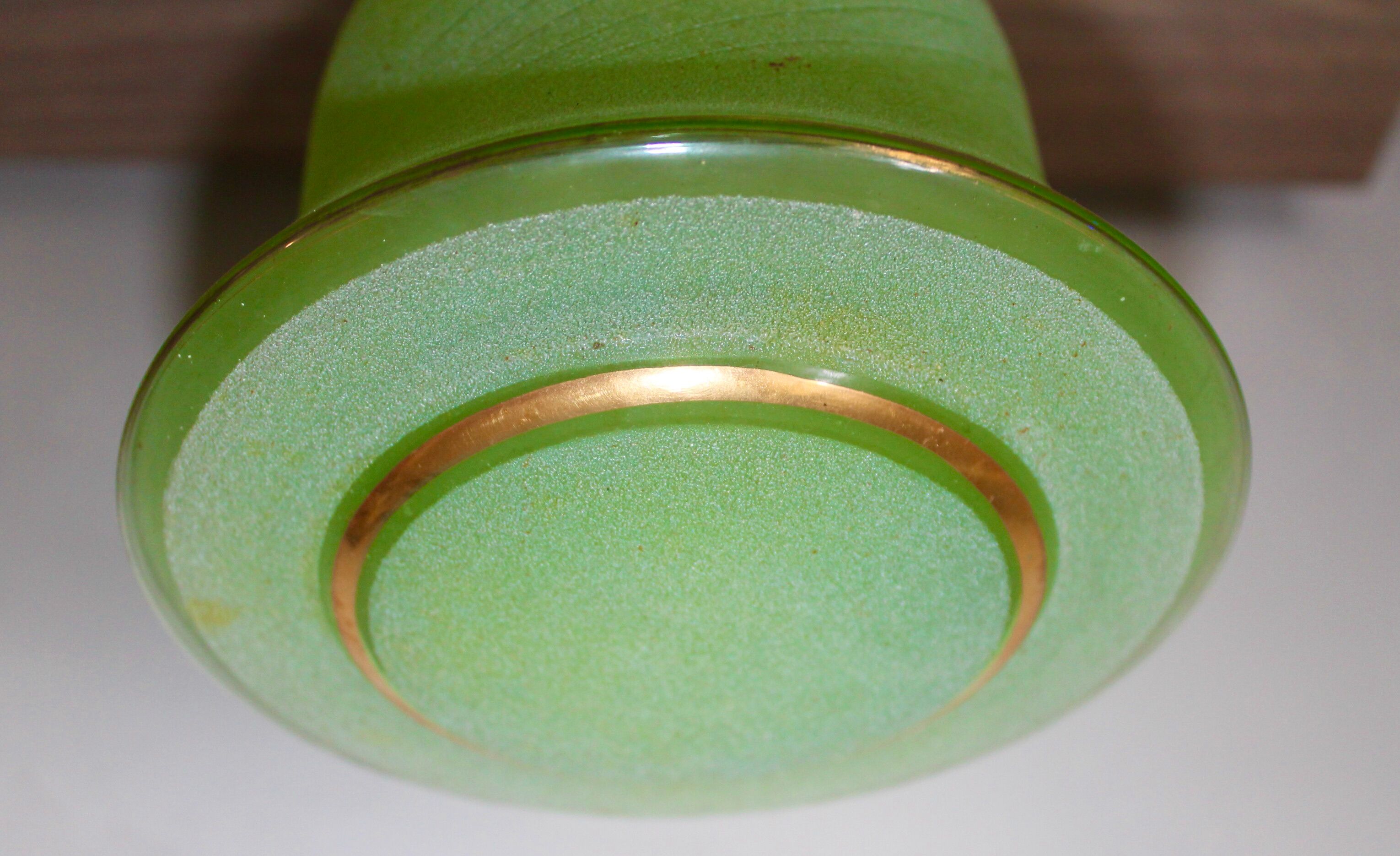 Vintage aluminum and glass ceiling