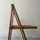 wooden folding chair by Aldo Jacober, design 1960/1970