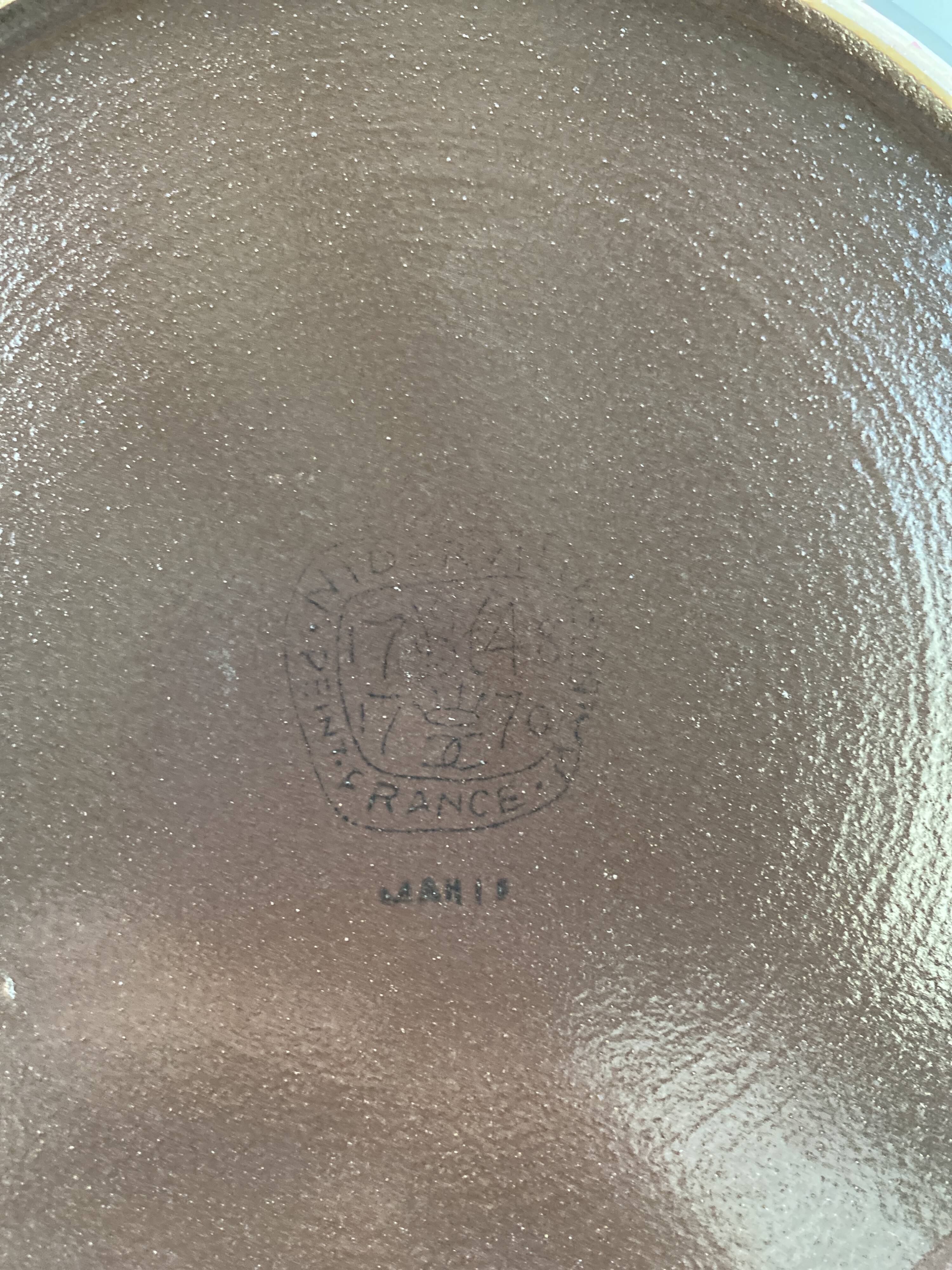 6 Plates dessert Niderviller model Mahia