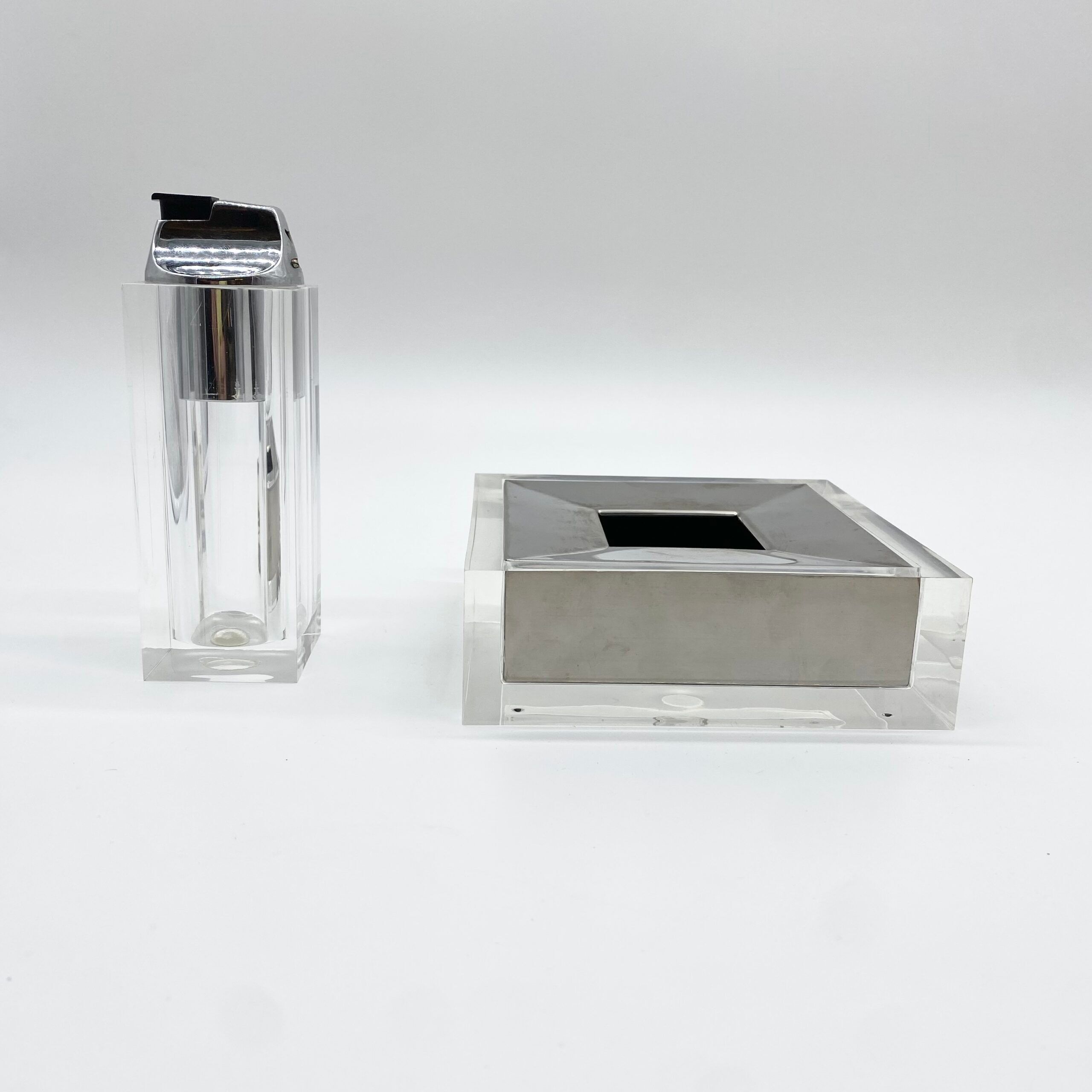 Smoking set "Fabio Manlio Ciocca" for Guzzini – Italy, 1970s