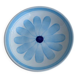 Large fruit bowl, classic French glass dish