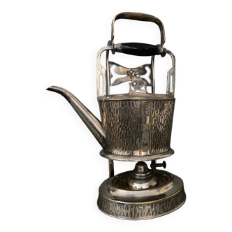 Samovar in silver metal 1900 Art Nouveau Arts and Crafts GBN 20th