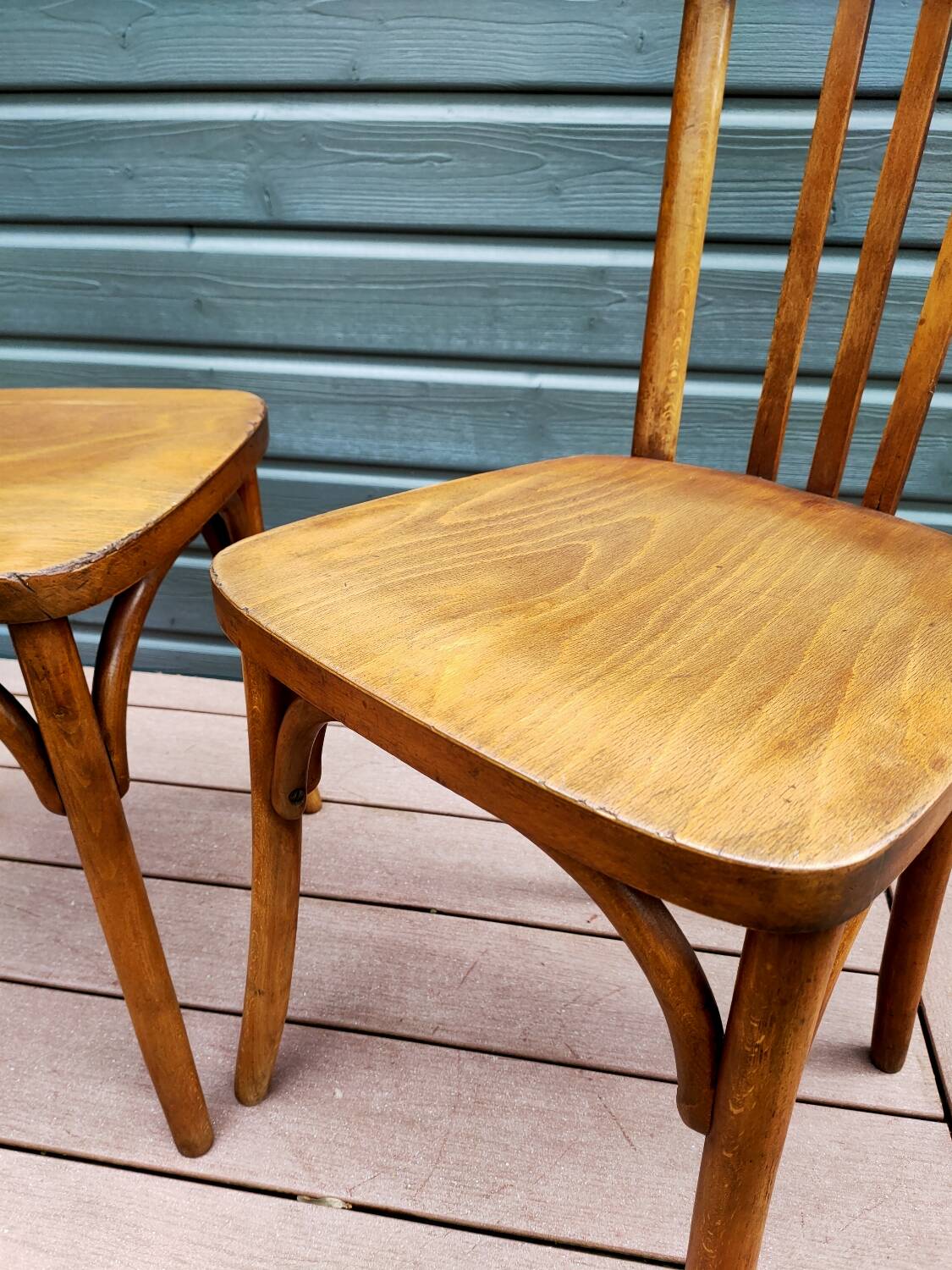 Pair of Luterma bistro chairs