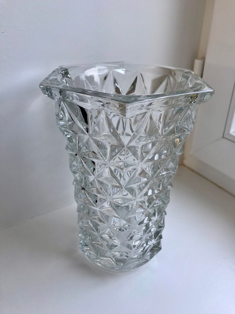 Crystal vase 50s