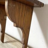 Rustic wooden wall shelf