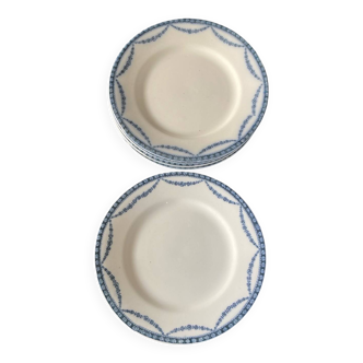 Set of 6 iron earth plates