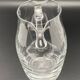 Fine chiseled glass carafe