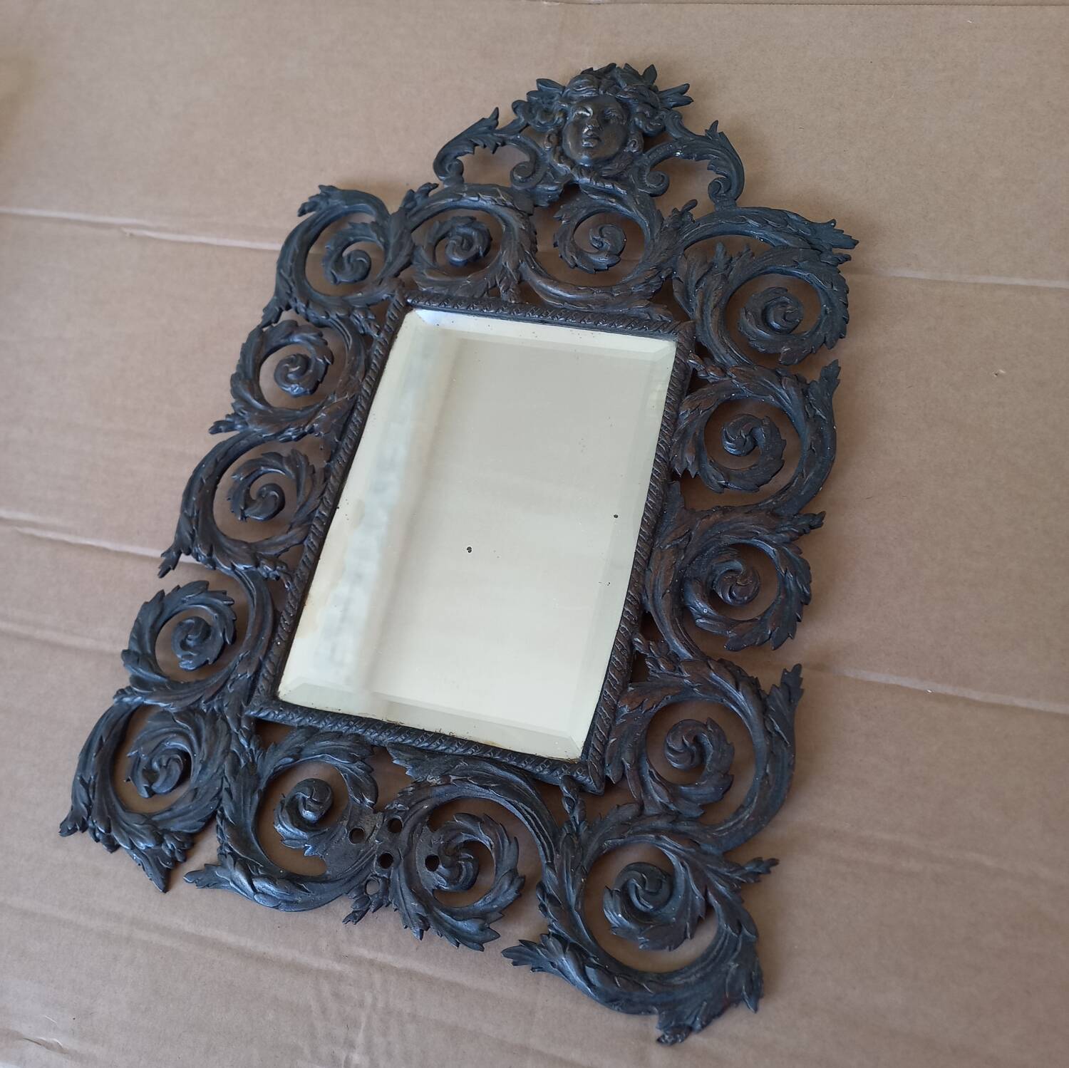 Miroir en bronze