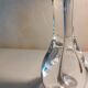 Single flower crystal vase
