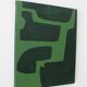 Green organic abstract 100x80cm by Bodasca
