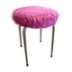 Tabouret vintage "moumoute"