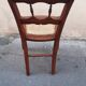 Chaise bois et cannage