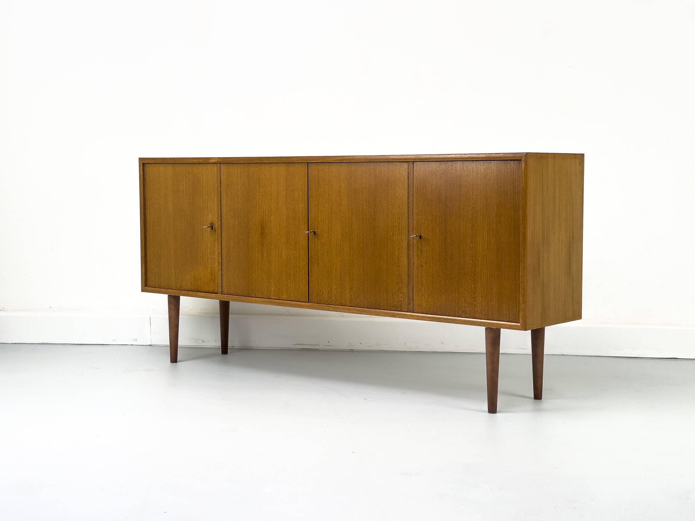 Mid Century Teak Sideboard by WK Möbel, 1960s