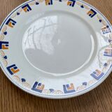 4 assiettes Columbia Luneville