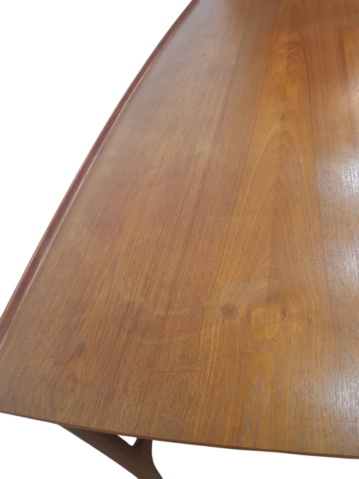 Teak Desk, designed by Svend Aage Madsen for H.P. Hansen, Denmark, 1960s