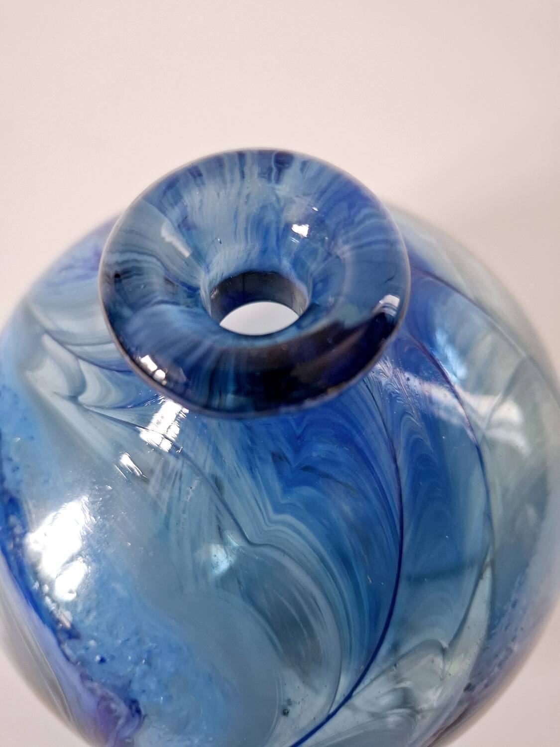 Allex 70s stamped ball vase