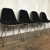Série de 4 chaises DSX by Charles Eames par Herman Miller 1970