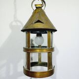 1-light brass lantern