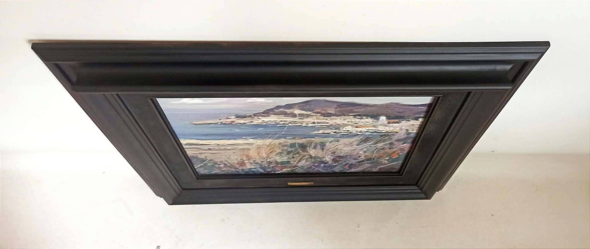 Coastal marine landscape Oil on canvas by Jaume Mariné I Albamonte