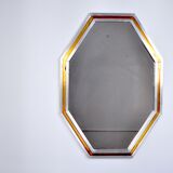 Octagonal mirror by Romeo Regga, Italy, 1970