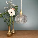 Vintage glass suspension globe