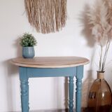 Console small renovated solid wood desk